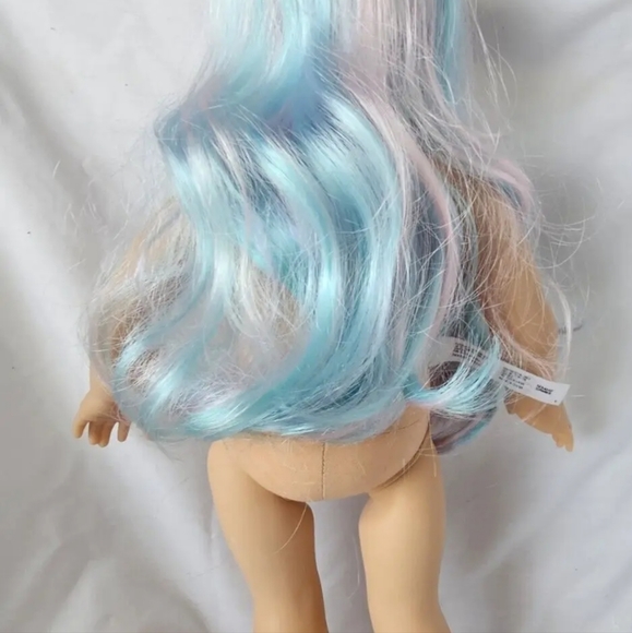 American Girl 88 Truly Me Doll Blue Eyes Pastel Multicolor Hair + CLOTHES +  WIG - Picture 8 of 16